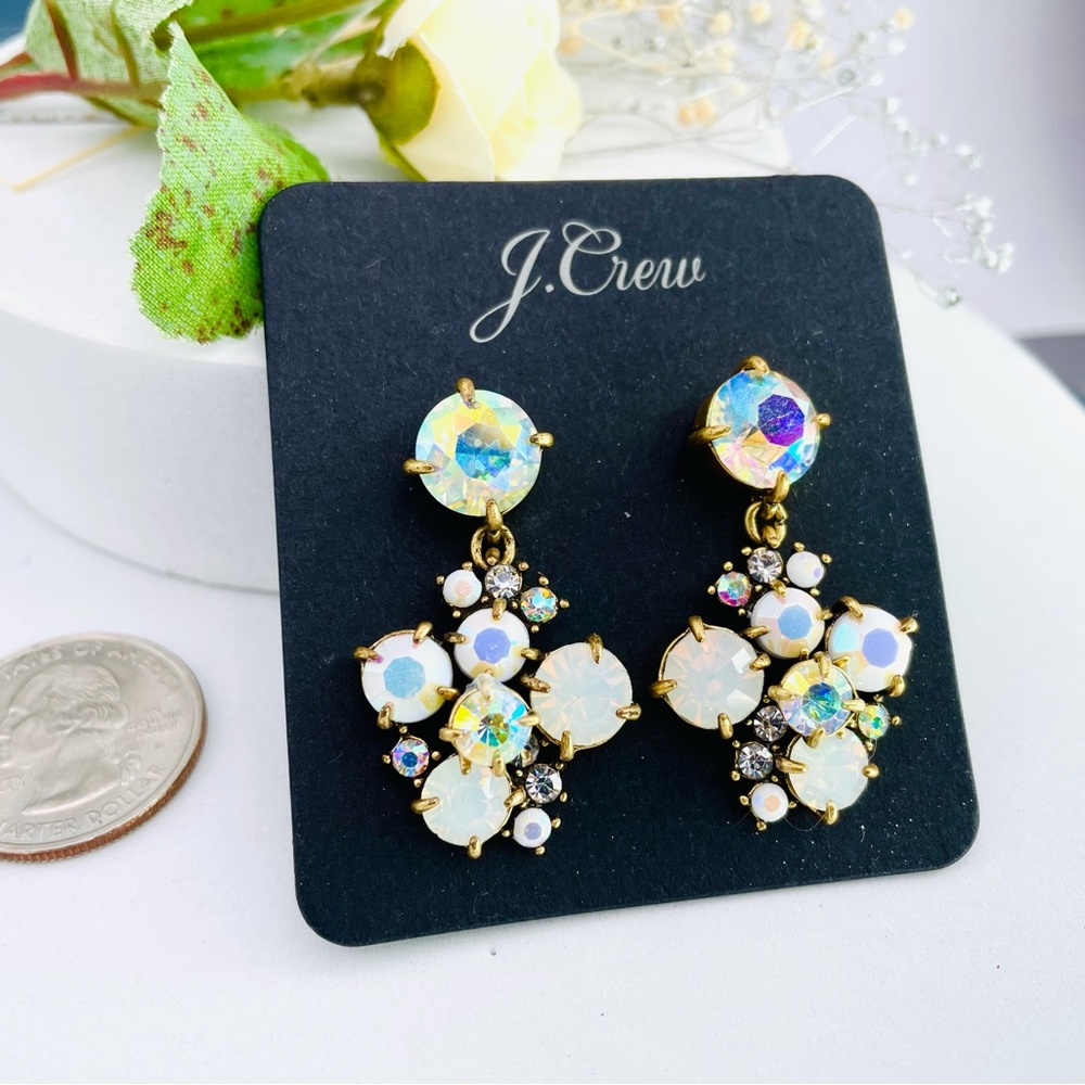 J.Crew Crystal Statement Earrings - image 2